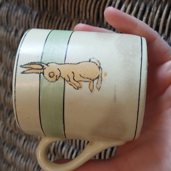 Vintage Bunny Baby Mug & Sauce Dish - Picture 10 of 16